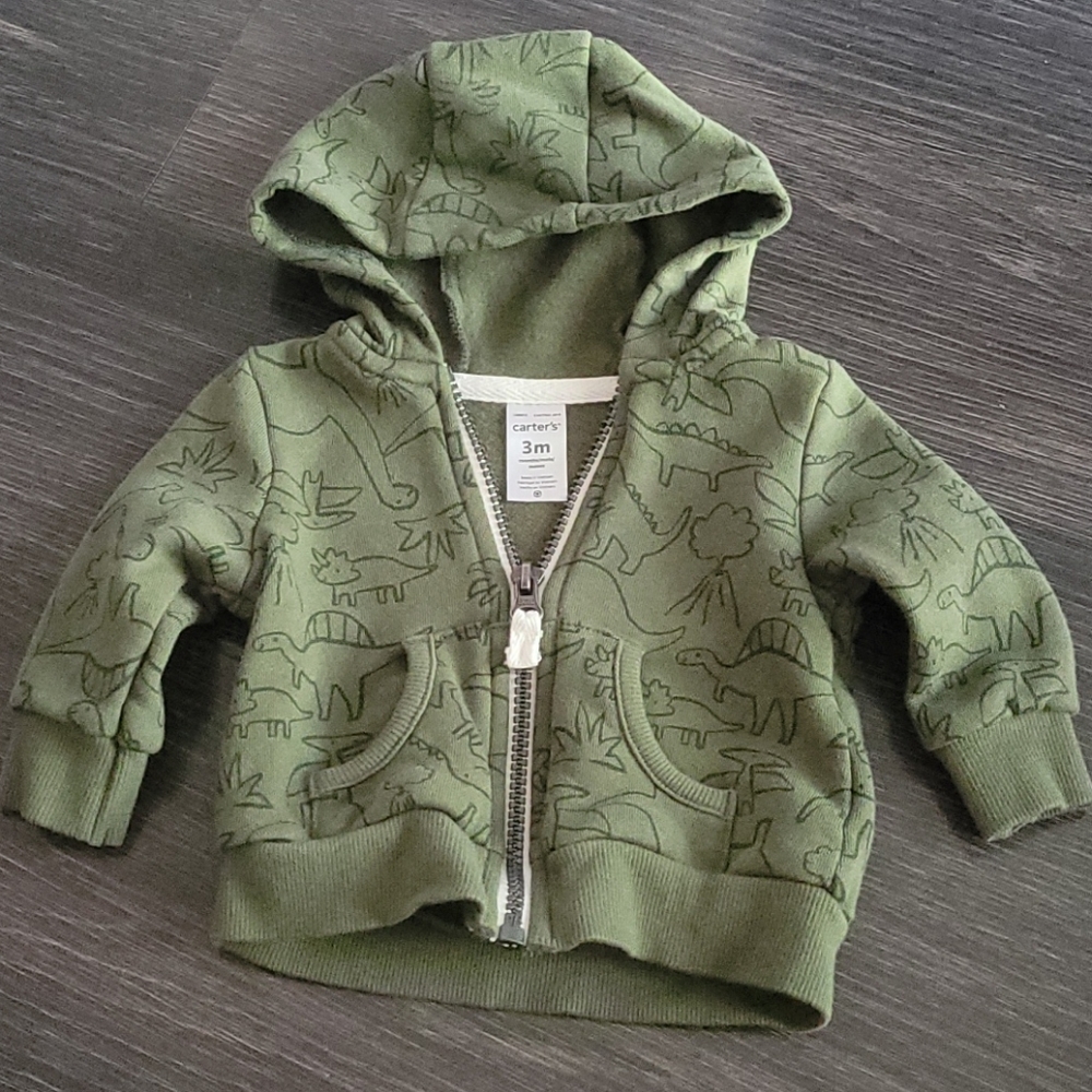 Baby dinosaur print jacket